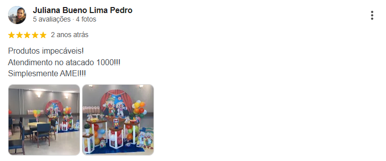 Avaliação Google - Juliana Bueno Lima Pedro